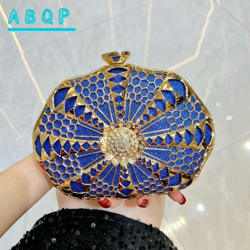 New Banquet Women's Bag Luxury Brand Diamond-encrusted Mini Women's Shoulder Bag Shiny Banquet Party Women's Bag High Quality