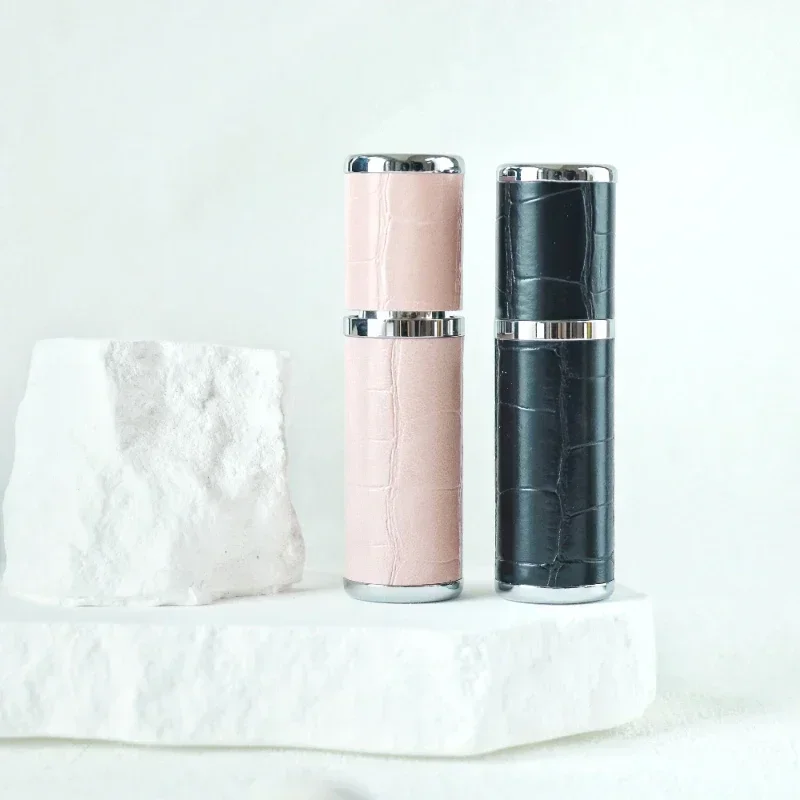 Luxe Krokodillenleer Parfumflesje 5 ml Hervulbare Parfum Verstuiver voor Reizen Spray Fles met Mist Geur Container