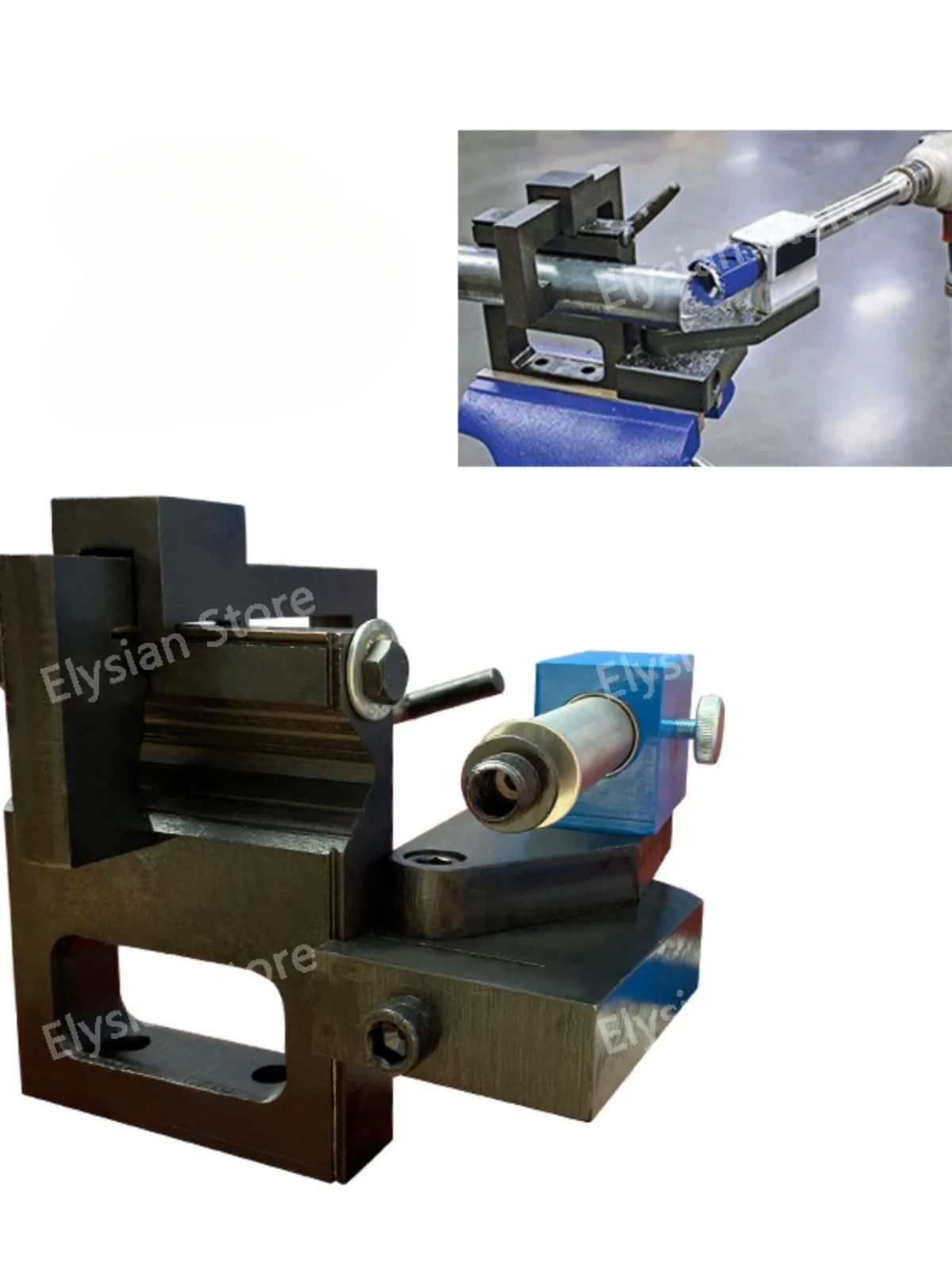 Heavy duty cutter PNM 1-1/2 pipe slotter multi specification hole saw set with a rotation angle of up to 50 °