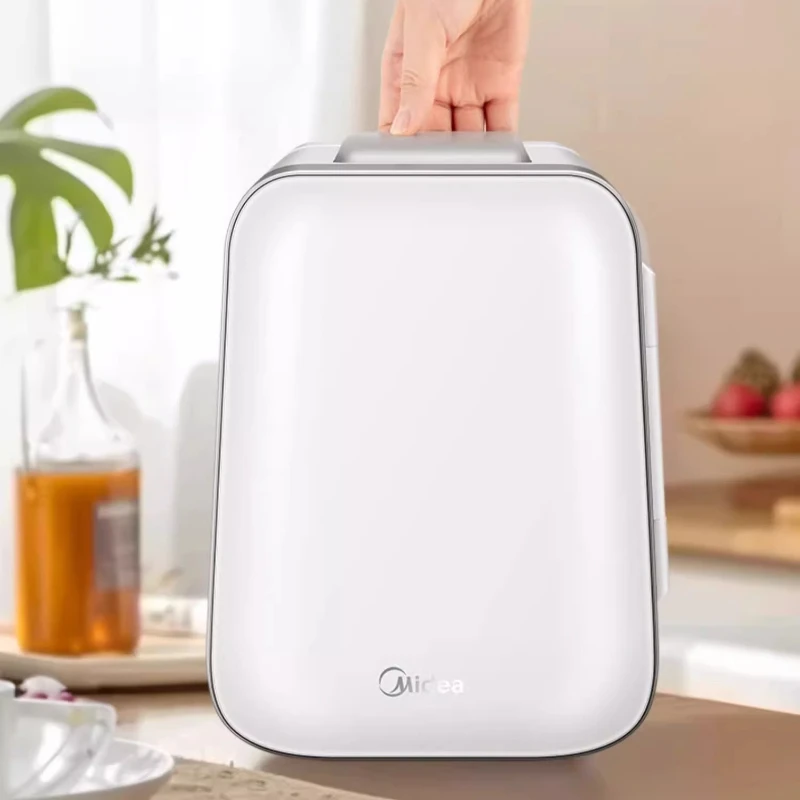 ‌ Refrigerador multiusos para coche de 4L, caja de almacenamiento de cosméticos y leche materna, mini refrigerador/calentador termoeléctrico para viajes/oficina