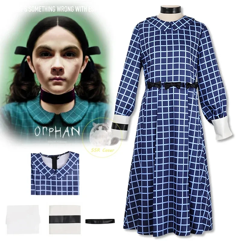 Movie Horror Orphan Cosplay Costumes Esther Uniform Dress Halloween Party Costume Clothes Womenc;8,k'5;h. FD1;6 - view 3