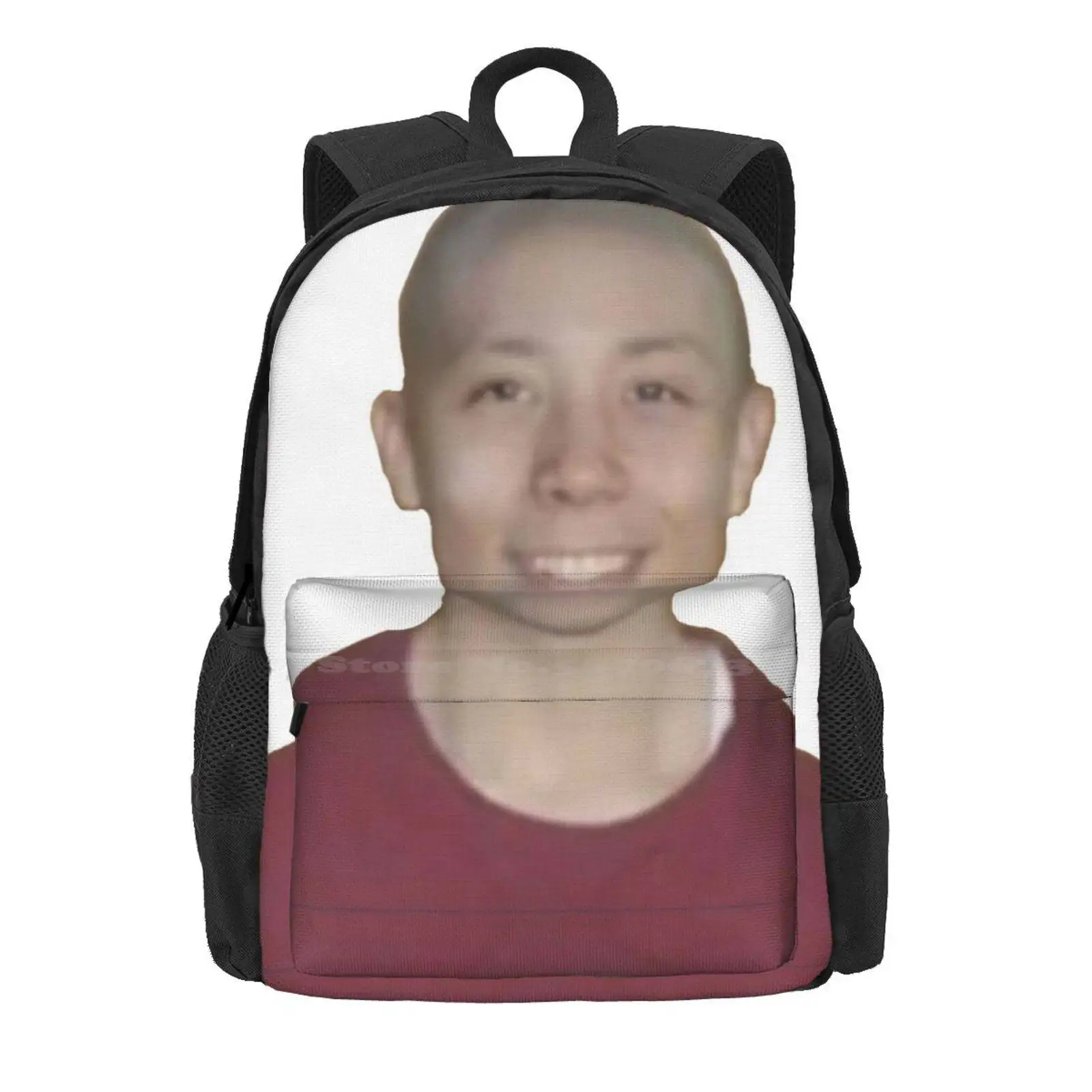 Bald Quackity Hot Sale Schoolbag Backpack Fashion Bags Alex Quackity Bald Quackity Funny Dreamsmp Mcyt Simple Swag Poggers