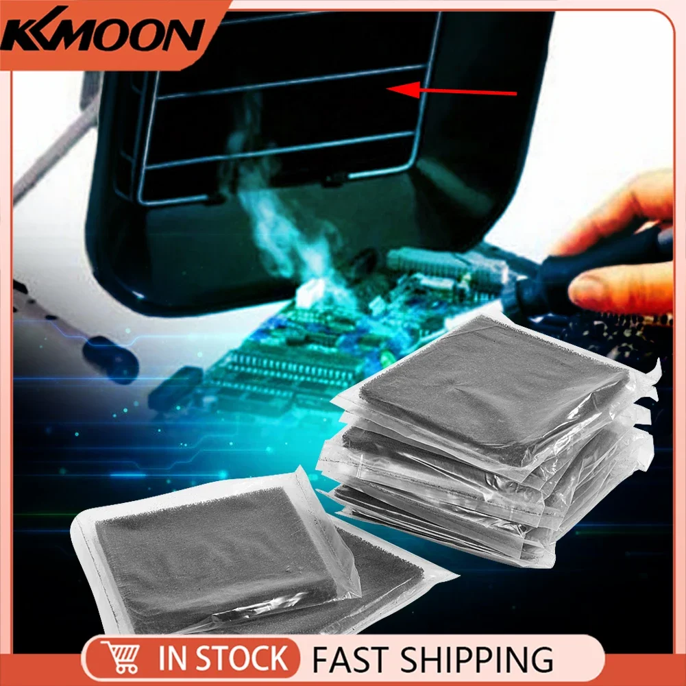 10pcs Activated Carbon Filters 13cm x 13cm for Soldering Smoke Absorber Fume Extractor