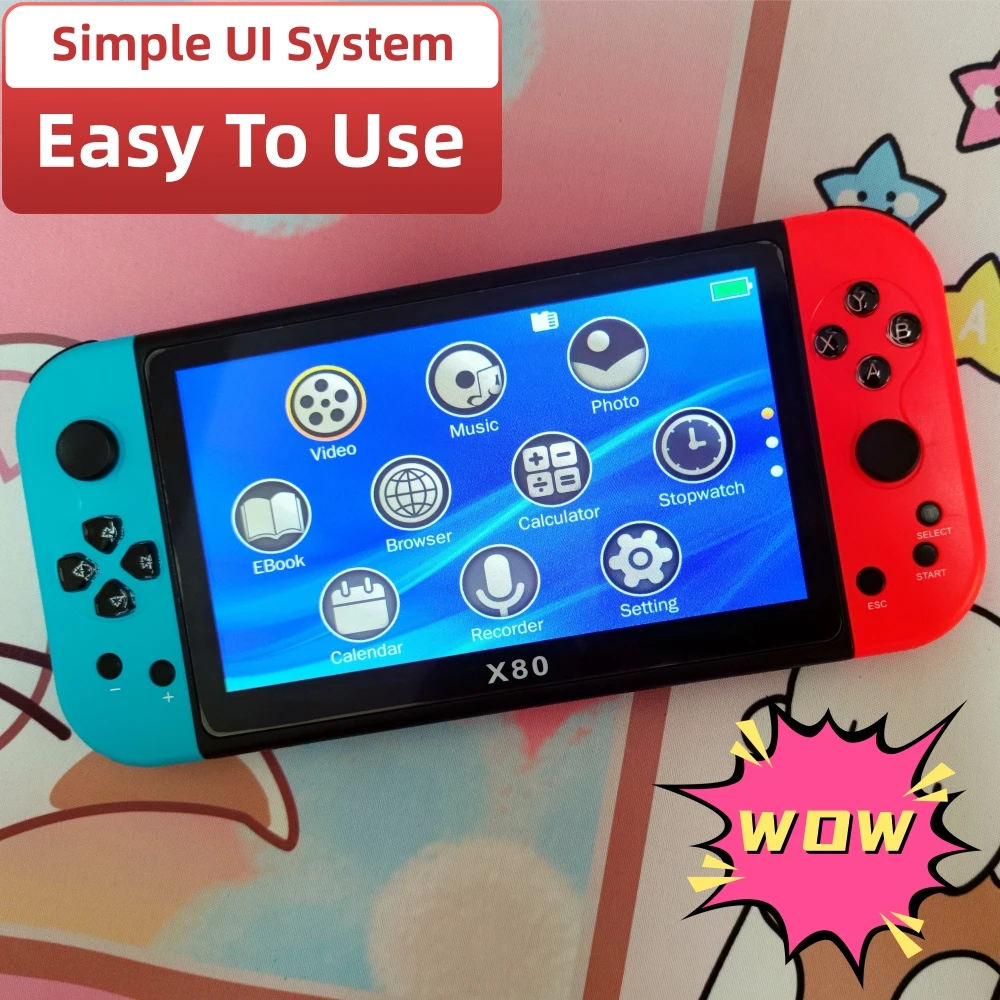 جهاز ألعاب أركيد ريترو محمول ، - مراجعة Gaming Console X80 وسعره