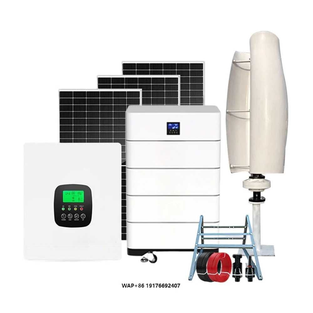 Hot All in One off Grid Hybrid Solar Wind Turbine System 48V 96V 220V 380V 5kw 10kw 15kw 20kW Also Called Solar Wind System