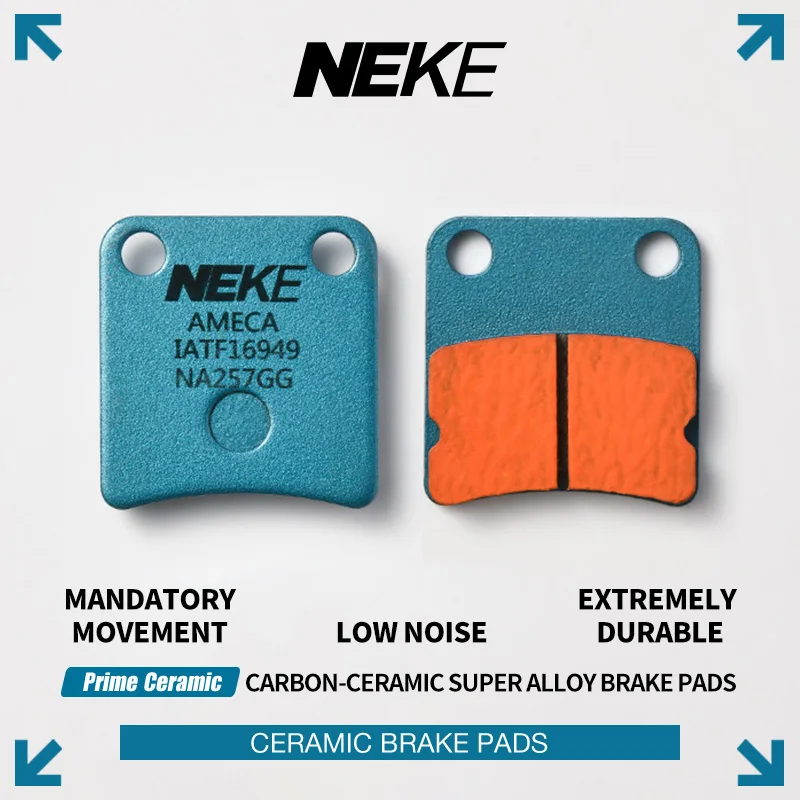 NEKE Carbon-Ceramic Superalloy Brake Pads for BMW C600 C650 - Low Noise, High Durability, High Performance
