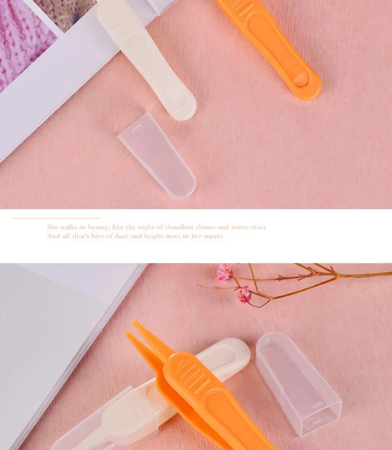 Baby Kunststoff Pinzette Nase Reiniger Werkzeug Kinder Sicherheit Pinzette Reinigung Zange Kleinkind Nasenhöhle Pflege Liefert Baby Essentials – Detail 8