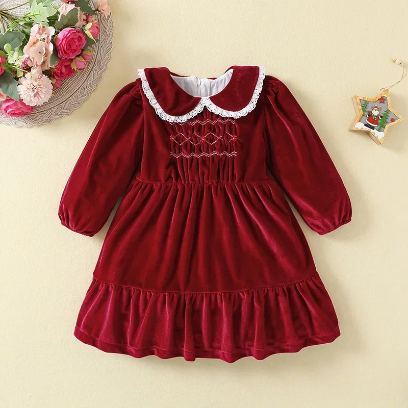 autumn-new-baby-girls-long-sleeve-dress-kids-red-velvet-dresses-infant-toddler-cute-princess-clothing-children-boutique-clothes