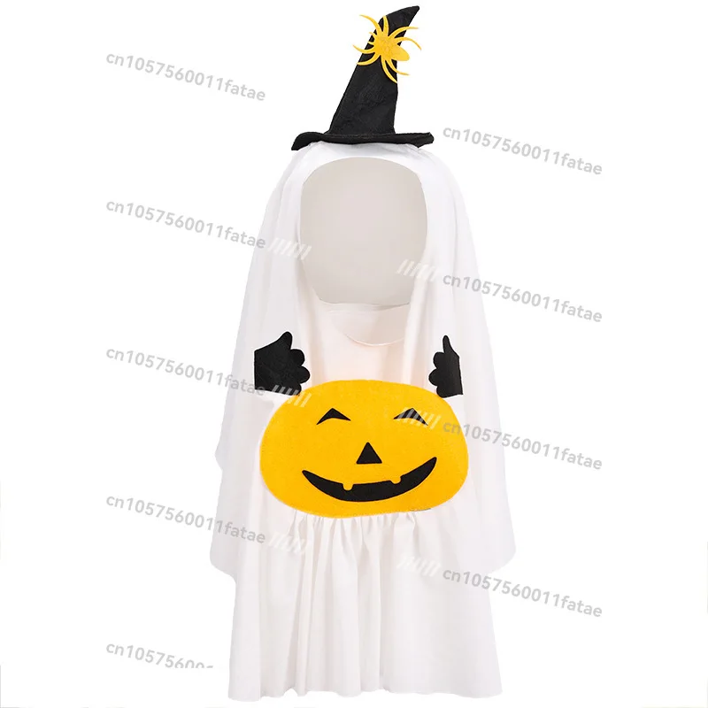 

Dog Funny Clothing Set Creative Pumpkin Ghost Pet Personality Transformation Costume Halloween Dog Costume
