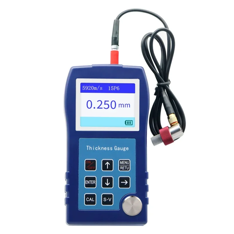 DR89S Portable Ultrasonic Thickness Gauge Glass Thickness Tester Metal Digital Thickness Meter