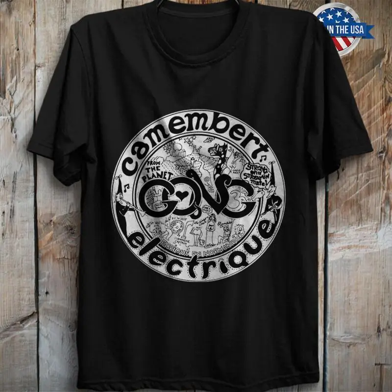 Camembert Electrique Album By Gong T Shirt Progressive Rock Band Poster