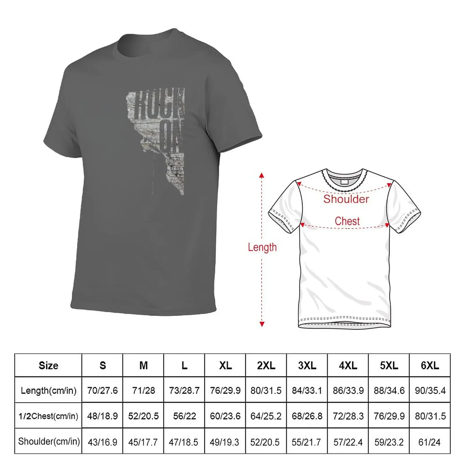 New Rock On - Climbing Bouldering Mountaineering Mountain Boulder Outdoors T-Shirt plus sizes mens graphic t-shirts big and tall