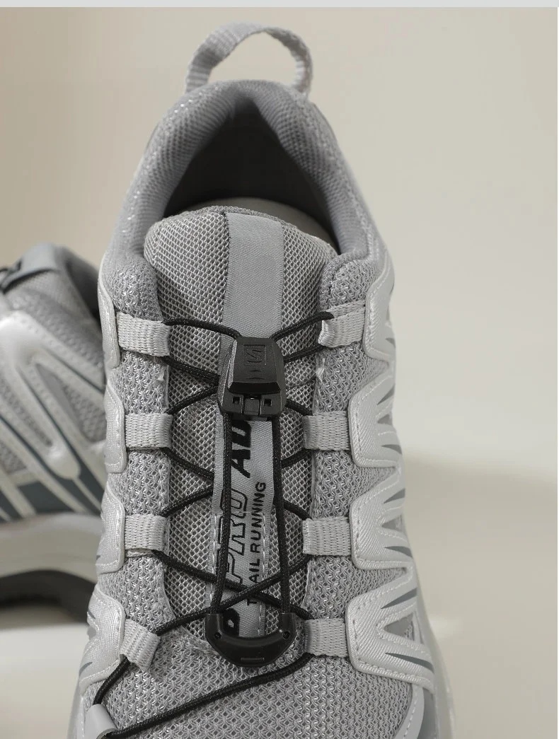 Laufschuhe mit elastischen Schnürsenkeln, atmungsaktivem Mesh-Material, sportliche Sneaker für Damen und Herren, bequeme Schnürsenkel für Outdoor-Wanderungen. – Detail 7