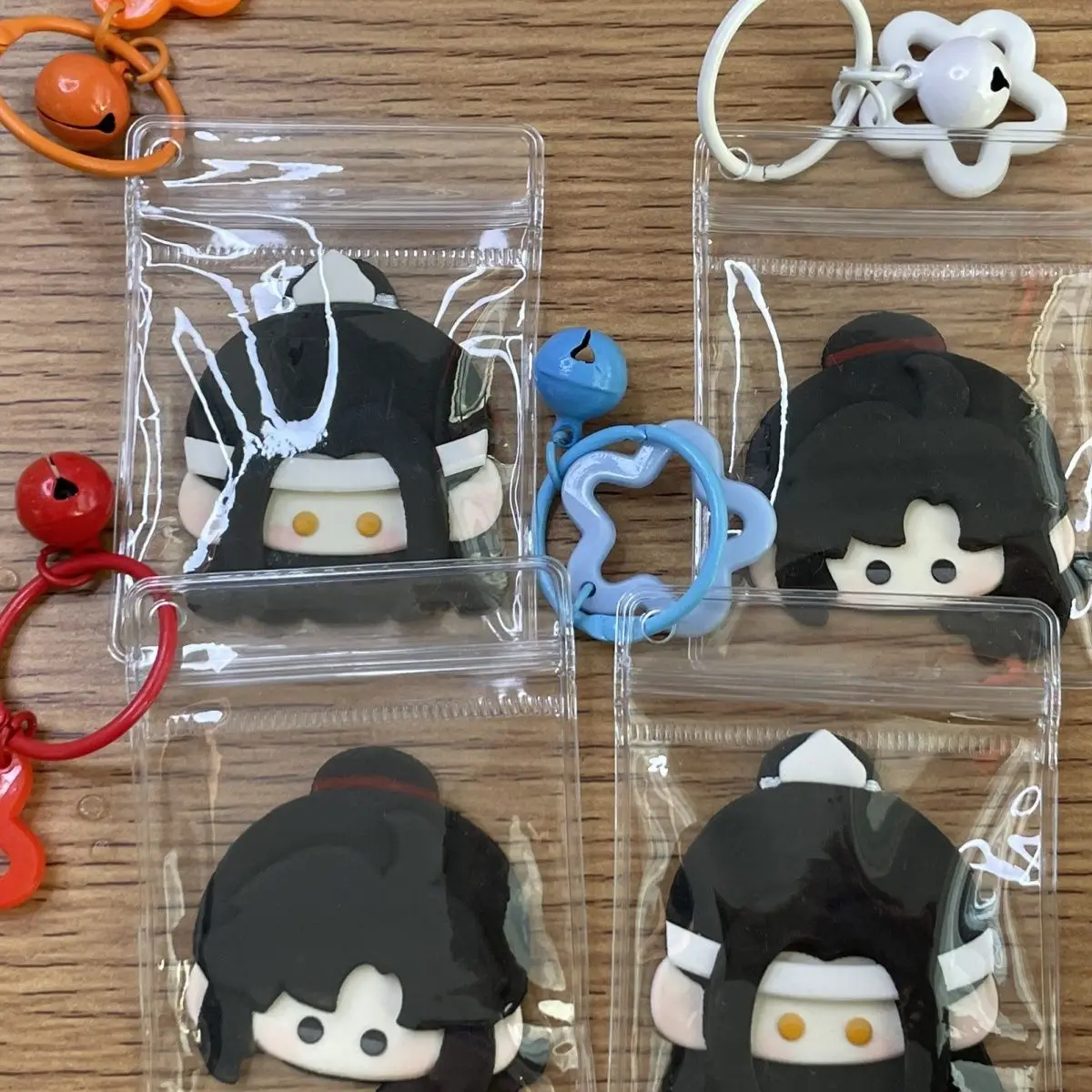 Mo Dao Ancestor Surrounding Ink Fragrance, Copper Smell, Drunken Beauty,LanWangJI Wei Wuxian 5cm Clay Simulated Biscuit Pendant