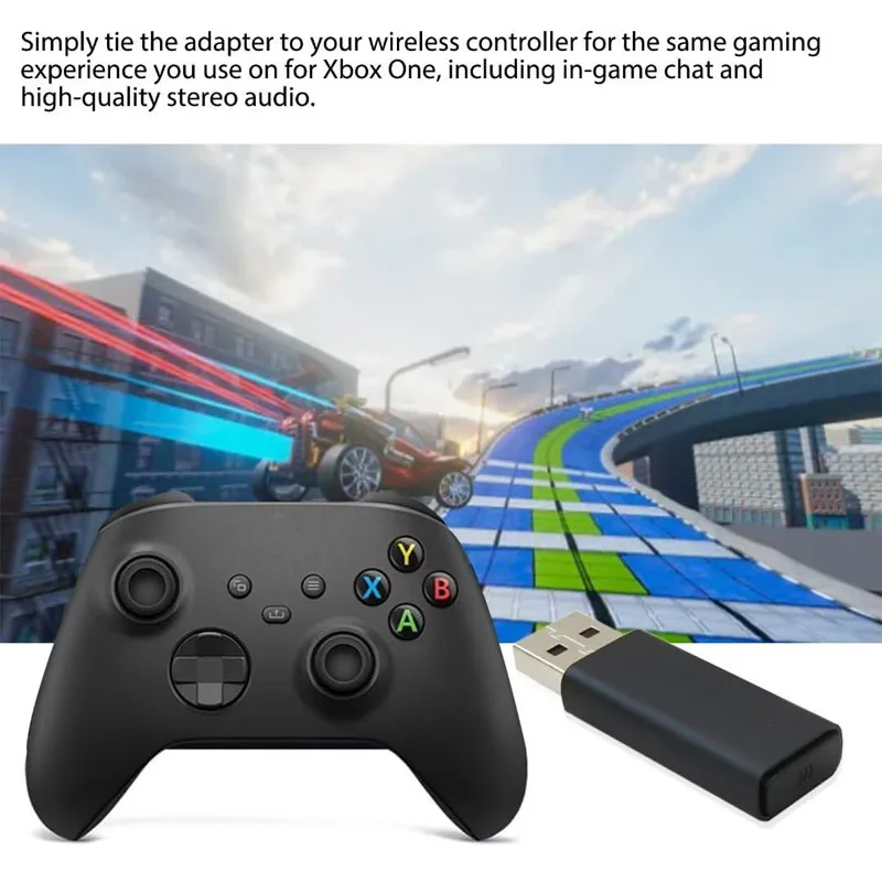 For Xbox One Wireless Adapter USB Receiver for Xbox One 2nd for Xbox One 1st for Windows 10 System PC Laptops 2nd Generation