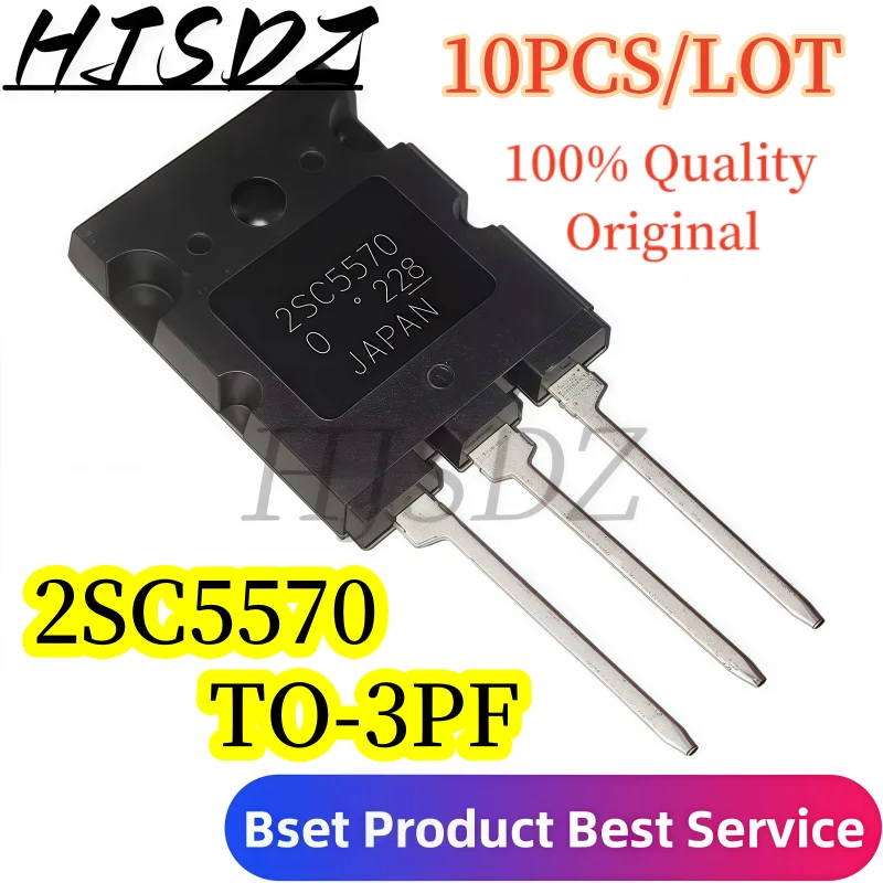 【5-10-30PCS/LOT】2SC5570 - Transistor NPN 1700V/28A C5570 TO-3PL Alta Potencia