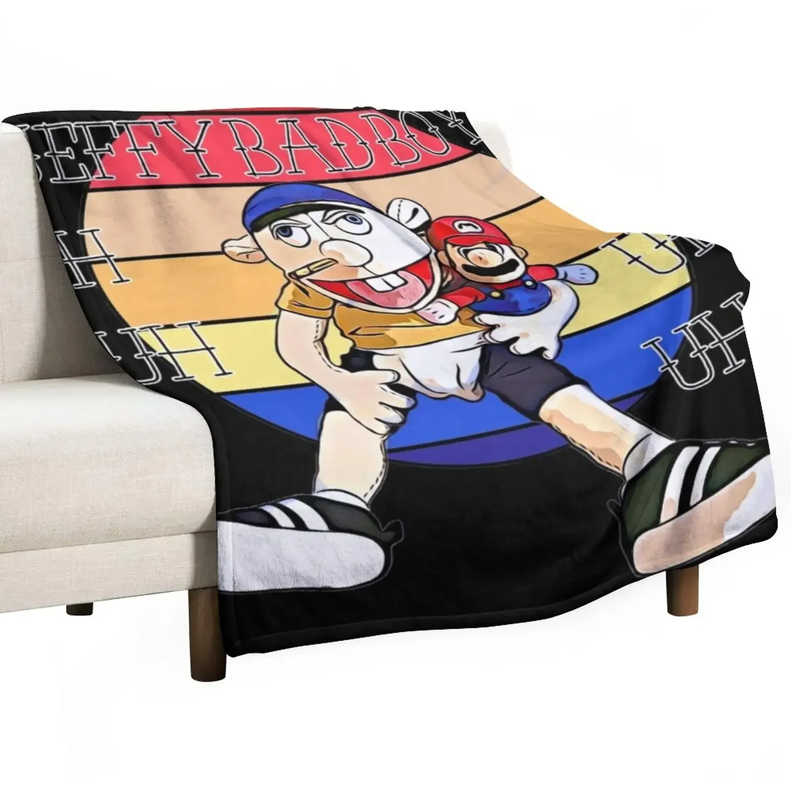 JEFFY sml hot selling! Throw Blanket Loose funny gift Blankets