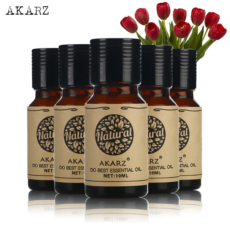 

AKARZ Essential Oil Set - Rose Musk Neroli Violet Lotus Aromatherapy Massage Spa Bath - 10ml*5