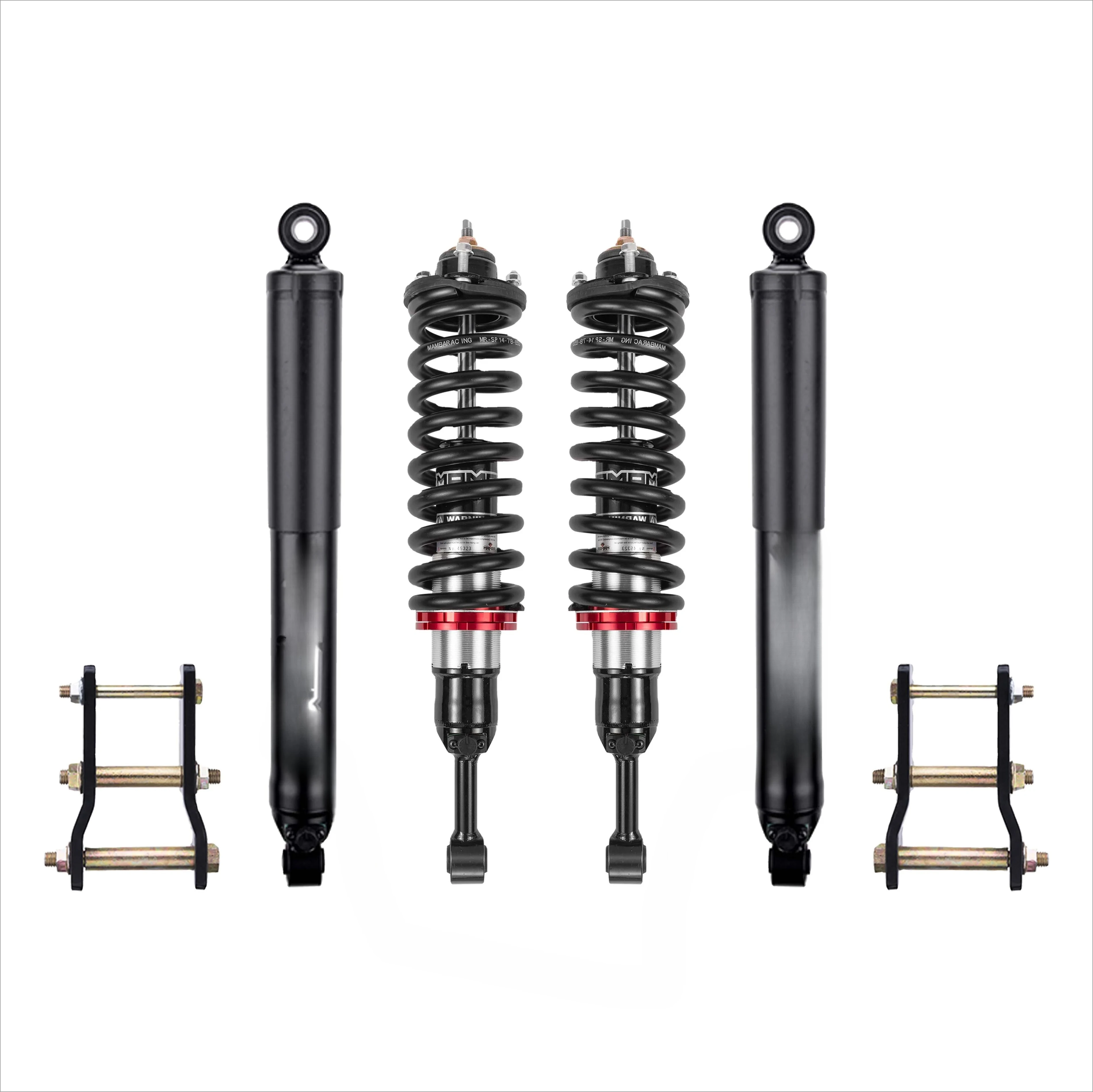 For Changan Hunter F70 Pick Up Leaf Springs Foam Cell Adjustable Shock Absorbers 2 Inches Lift Suspension Kit