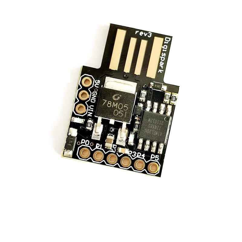 ATTINY85 Digispark kickstarter miniature for Arduino usb development