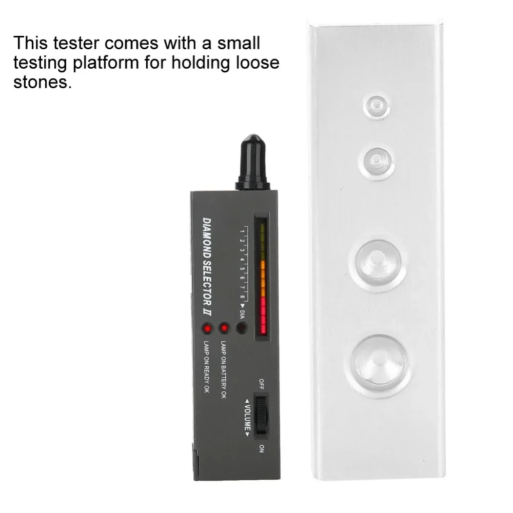 Portable LED Indicator Portable LED Diamond Tester Plastic Gemstone Selector Moissanite Tester For Novice and Expert