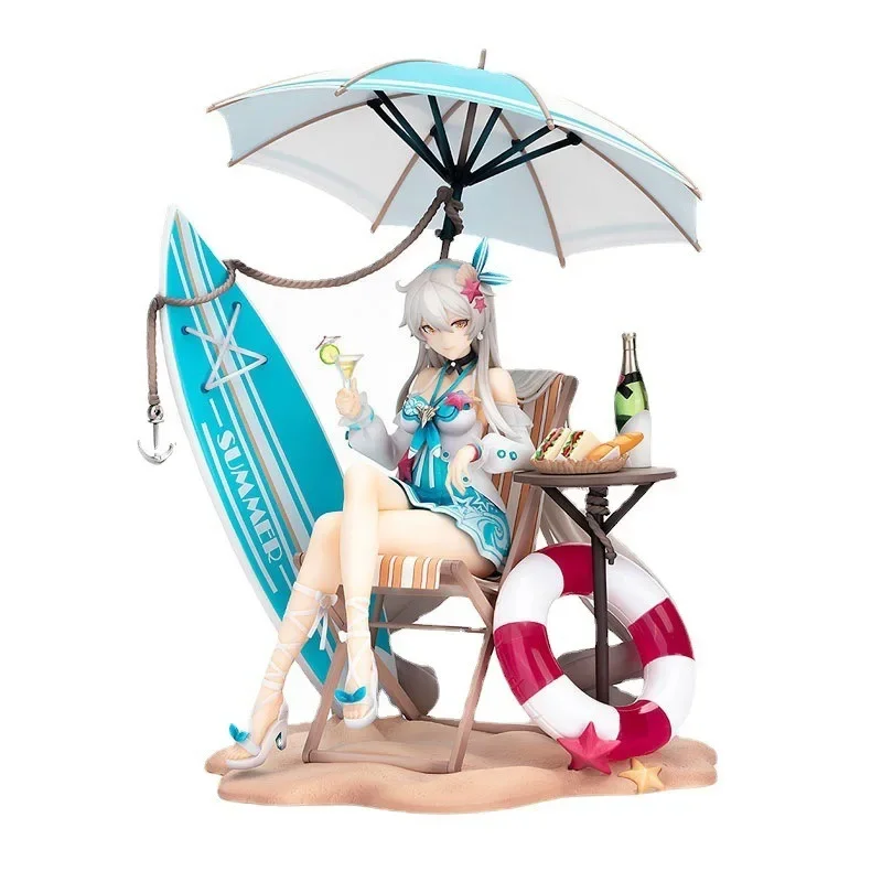 Honkai Impact 3 Anime Figure, Kiana Kaslana, Spirit of the Fountain, Modèle d'action mignon en PVC, Ornement au beurre, Jouets cadeaux pour filles, 25cm