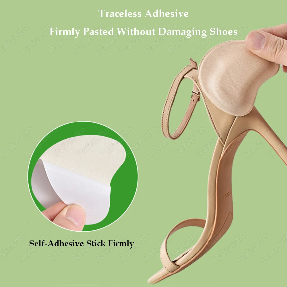 8 قطع من وسادات مقدمة القدم للنساء، صنادل بكعب عالٍ، نعل داخلي لتخفيف الألم، وسادات أحذية غير قابلة للانزلاق للأحذية الكبيرة جدًا، وسادات حشو لتقليل الحجم، وسادات أصابع القدم #3