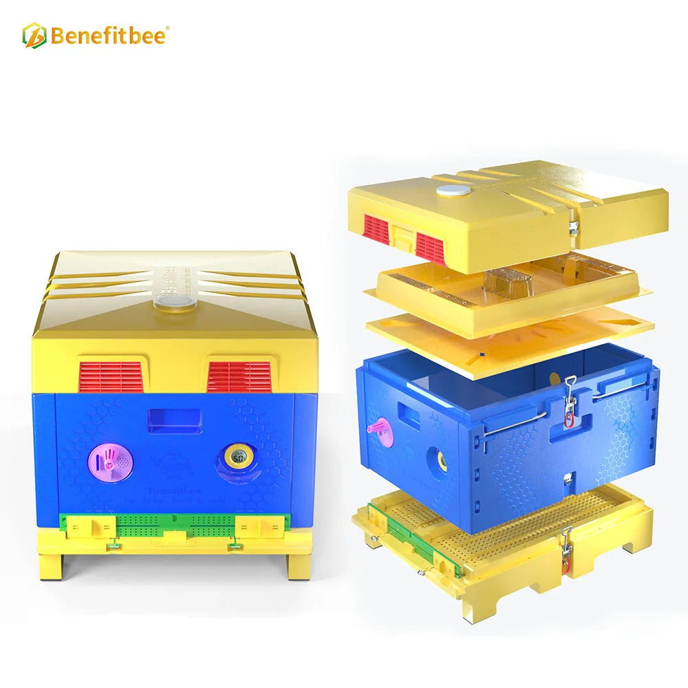 

Colorful Plastic Beehive Langstroth 10 Frame HDPE Insulated Beekeeping Equipment Bee Hive Box