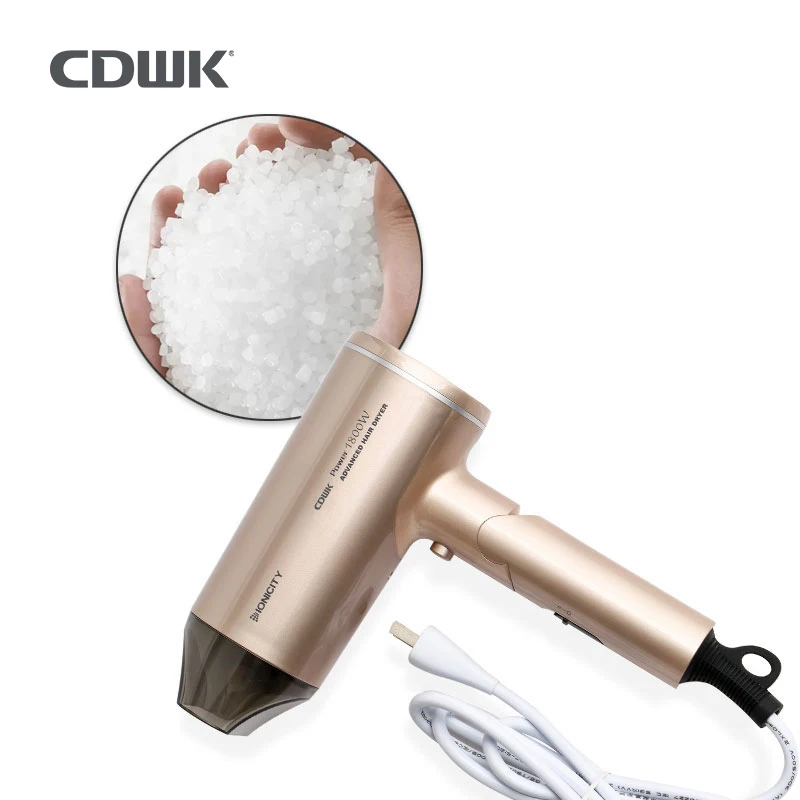 CDWK 고품질 1800W 신형 벽걸이 DC 모터 이온 헤어 드라이어 전문가용 살롱