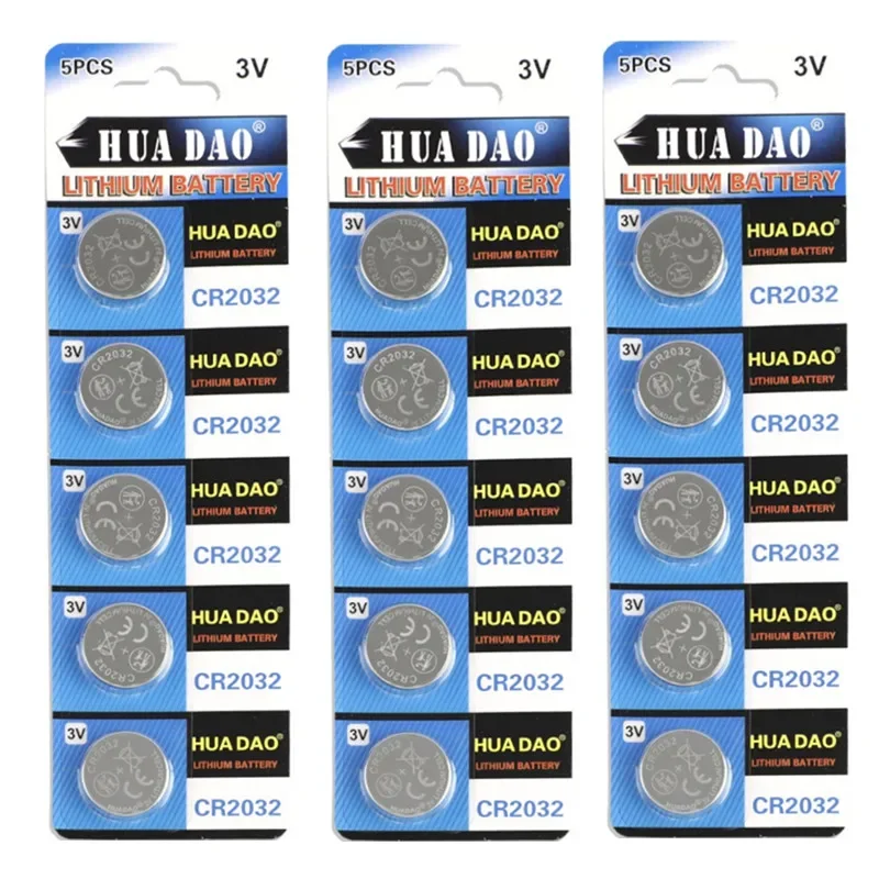 2-50PCS CR2032 5004LC CR 2032 3V Lithium Coin Cell Battery, Watch Toys Electronics Car Key Button Batteries Long Lasting 200mAh