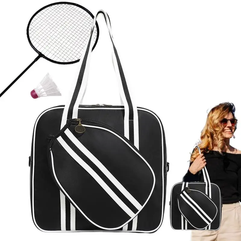 Tennis Racket Bags Tennis Gear Bag Waterproof Tennis Gear Bag Large-Capacity Racket Carrying Bag With Carrying Strap Practical