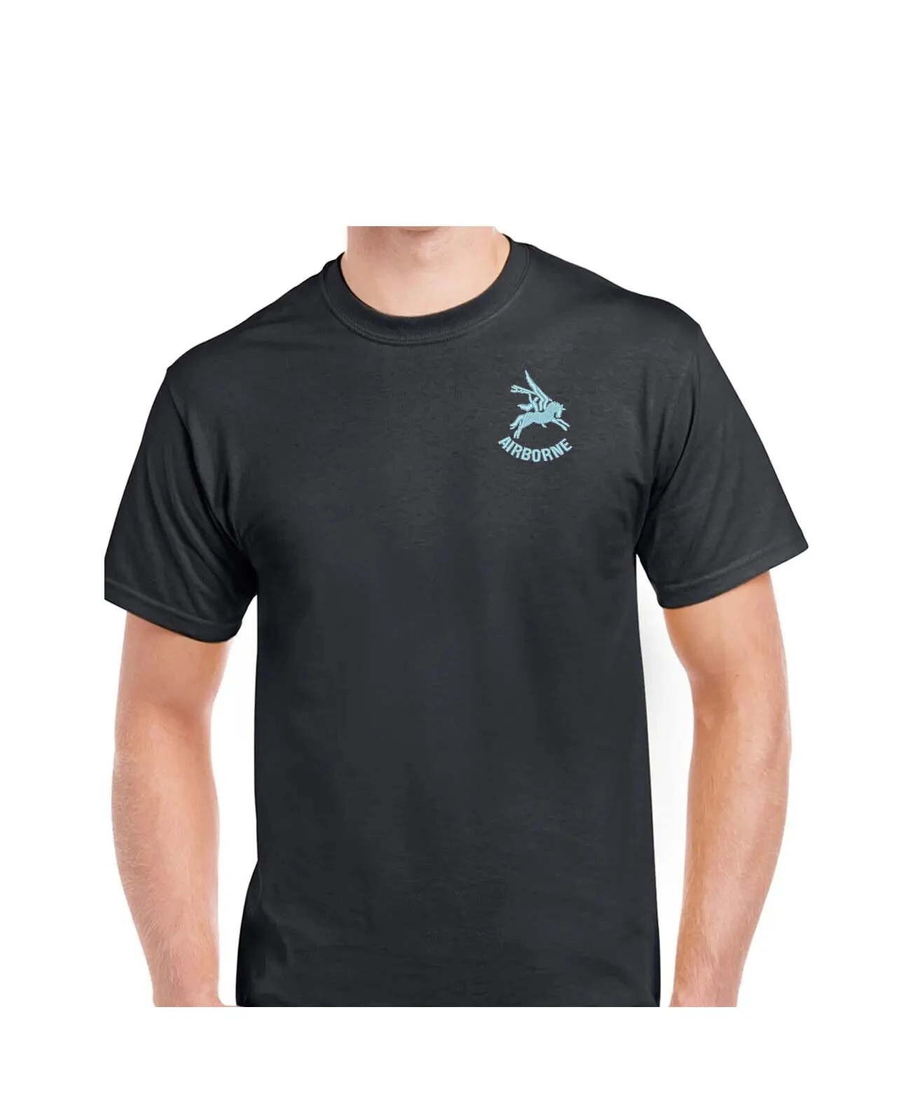 

UK Airborne Parachute Regiment Pegasus Patch Sign T-Shirt 100% Cotton O-Neck Summer Short Sleeve Casual Mens T-shirt Size S-3XL