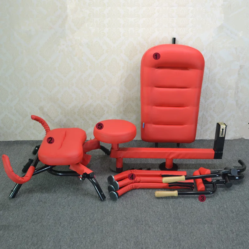 Adult Games Sex Party Hotel Sex Chair BDSM Bondage Furniture Slave Bondage Chair Sex Toys for Couples Lower Body Training Props