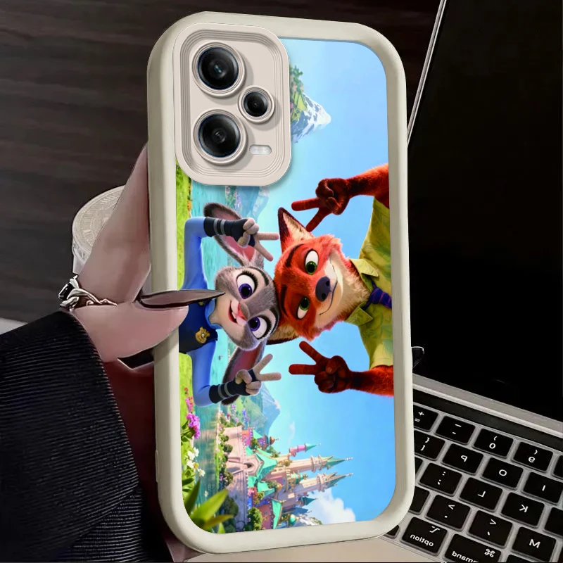 Zootopia Judy Hopps Nick حافظة لهاتف Xiaomi Redmi A5 A4 A3 A3X A2 A1 Plus 13X Redmi K80 Ultra K70 K70E K60 K60E K50 K40 K40S K30