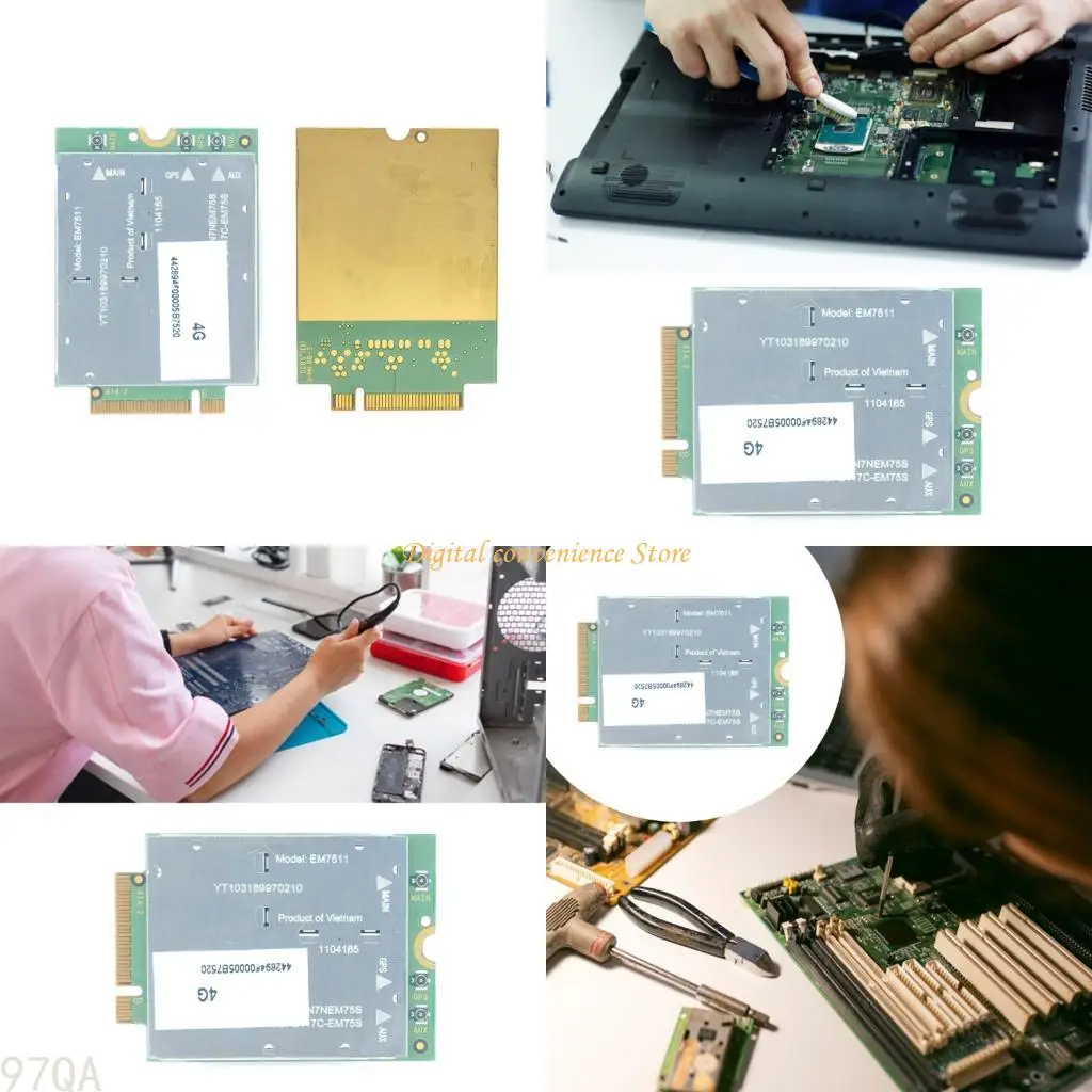 

97QA Advanced Cat12 4G Module Integrated GNSS Receiver Secure and Temperature Resiliences