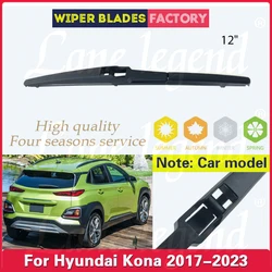 Car Wiper Blade For Hyundai Kona 2017 2018 2019 2020 2021 2022 2023 Rear Windshield Windscreen Clean Tailgate Window Brush 12