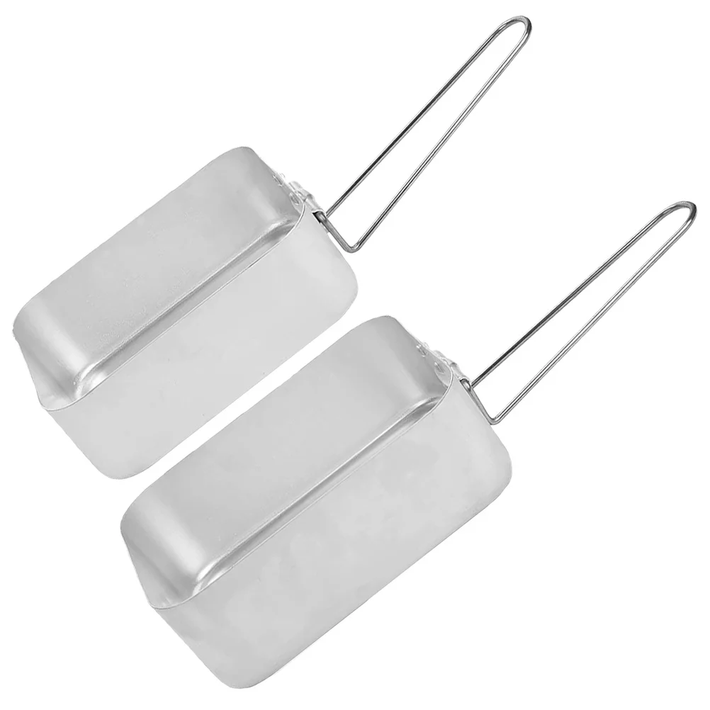 

2Pcs Old-Fashioned Lunch Box Heavy-Duty Portable Bento Case for Work Outdoor Picnic Leakproof Food Storage Container