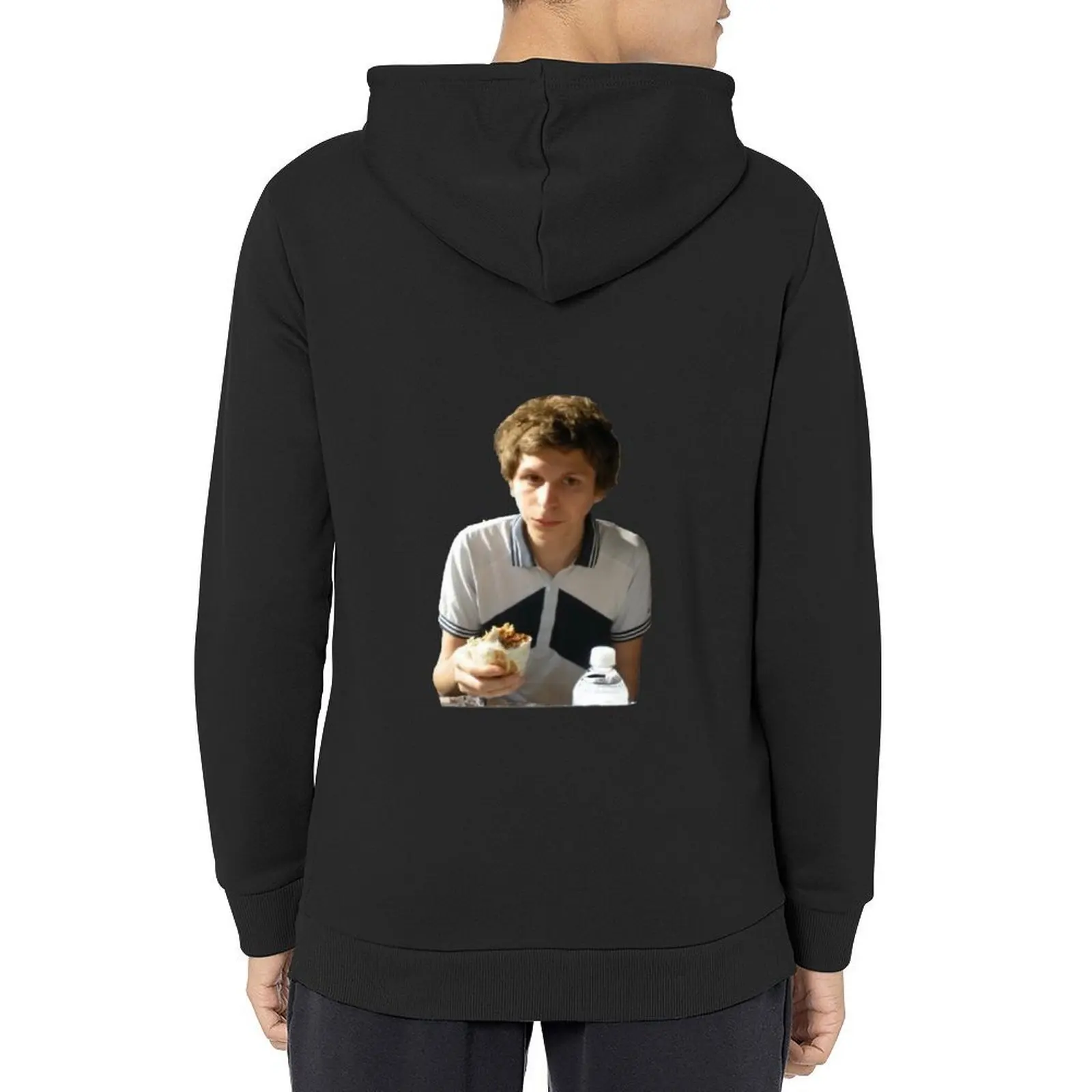 

michael cera eating a burrito meme Hoodie autumn korean style clothes anime clothing blouse hoodie graphic