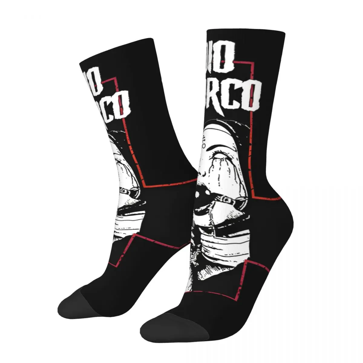 Satanic Bad Nun Socks Leisure Stockings Autumn Anti Slip Couple Socks Breathable Graphic Outdoor Socks