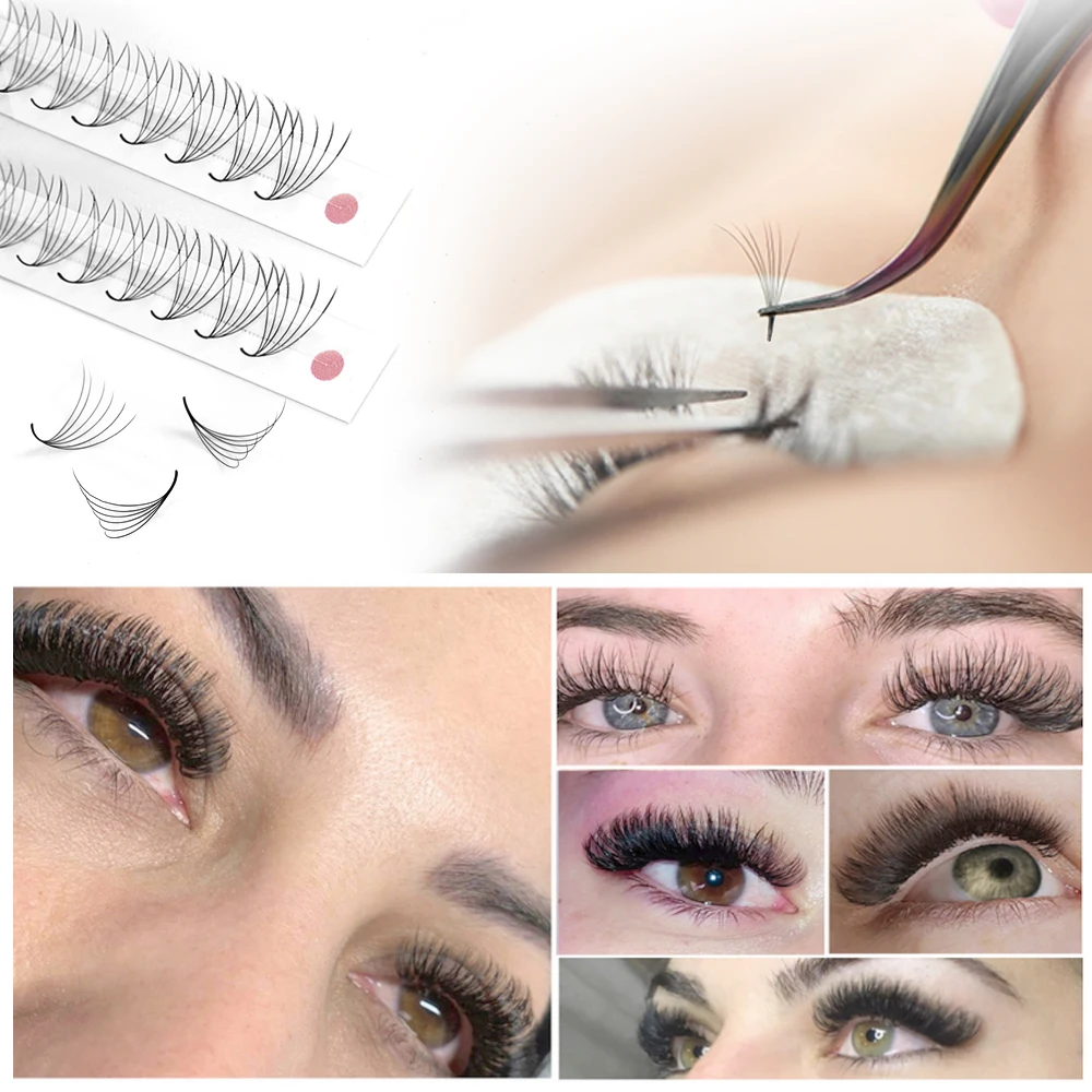 320 Volume Lashes Pre Made Volume Fans Individual Eyelashes Premade Volume Fans 4d/5d/6d 7-15mm Eyelashes Extension