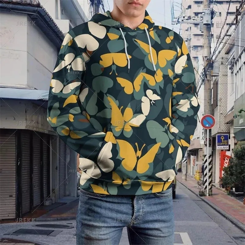 Harajuku ثلاثية الأبعاد الطباعة التمويه أنماط هوديس كامو أنماط الجرافيك قمصان سويت شيرت بقلنسوة الشارع الشهير البلوفرات هوديي