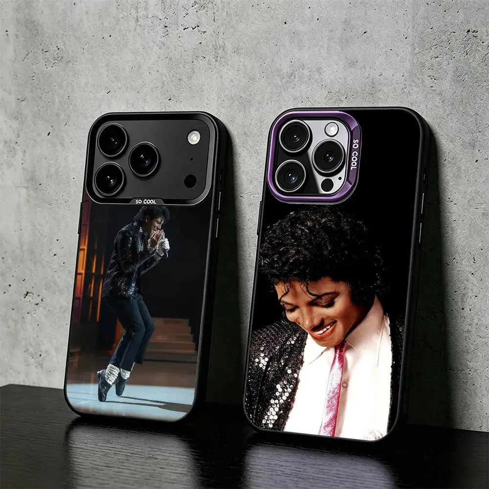 

Jaafar Jackson Phone Case For iPhone 17,16,15,14,13,12,11 Plus,Pro Max,XS,Colored silver phone case