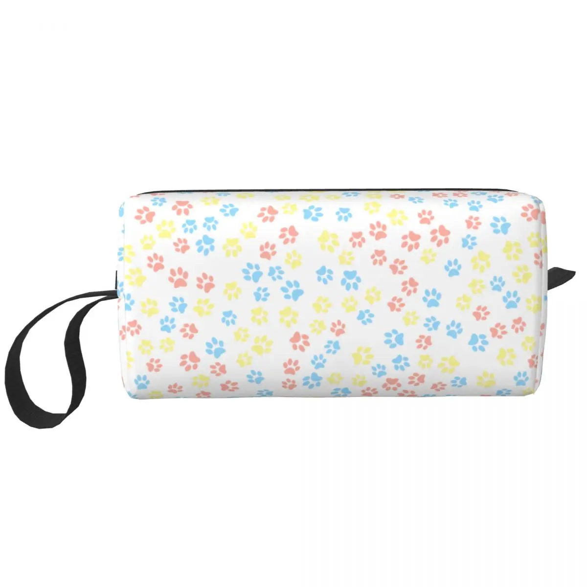 Pet Prints Dog Paw Large Makeup Bag Waterproof Pouch Travel Cosmetic Bags Organizer for Women