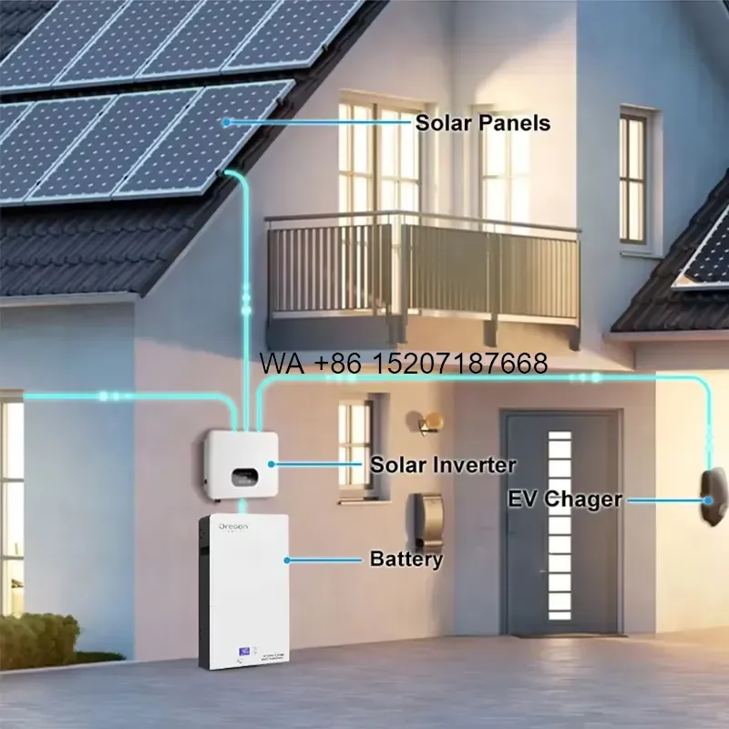 Wmwmnu Complete Home Solar Energy System Kit 48V 10kw 15kw 20kw Hybrid With Lithium Battery 10kwh 20kws 30kws for Home