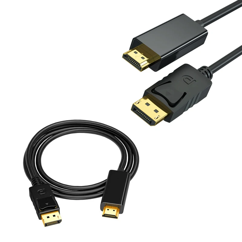 1-3m Dp to hdmi Cable 1.8m 4K High-Definition Adapter Cable Computer Monitor Connection Cable Large Dp to hdmi Conversion Cable