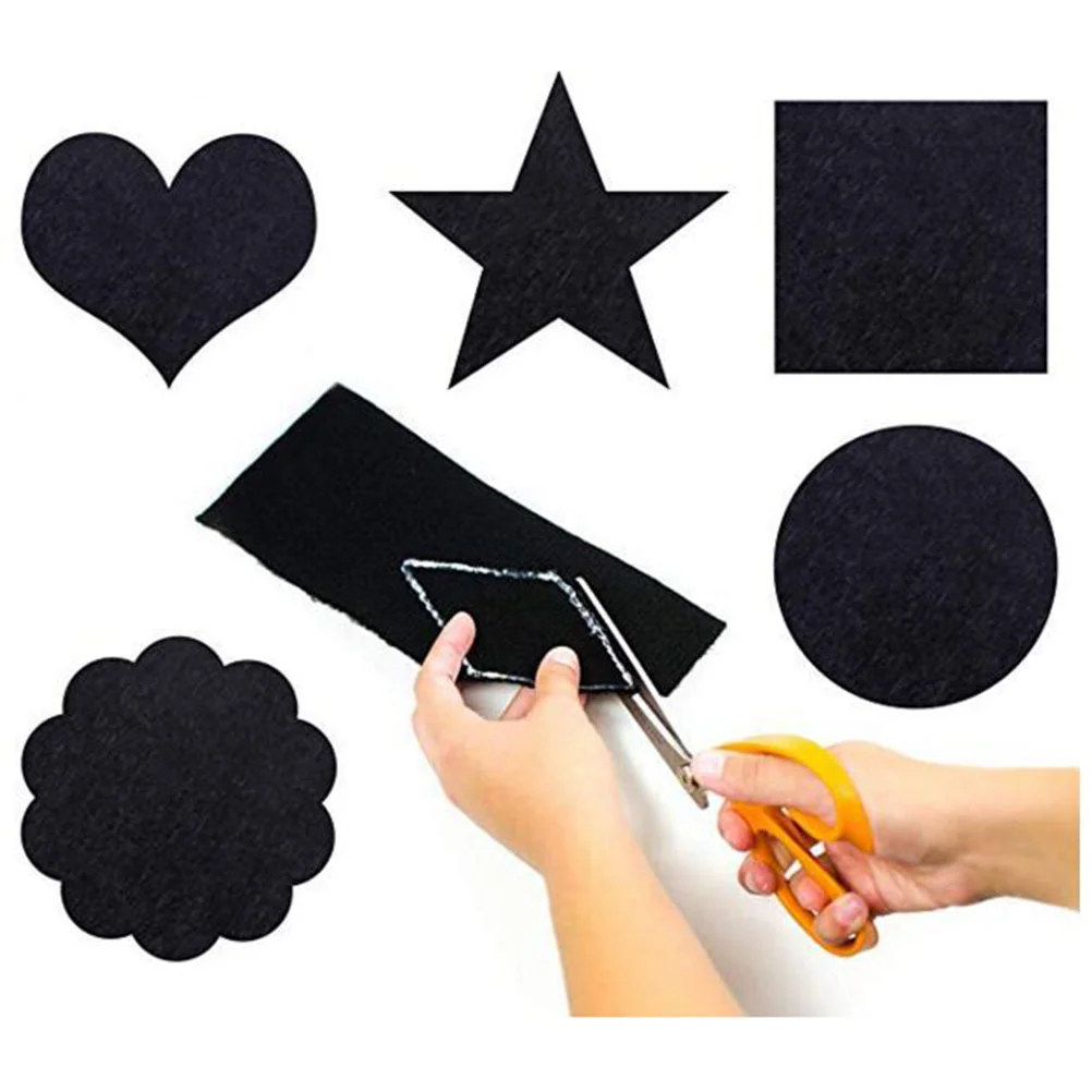 10 Pcs Adhesive Sticker Cloth Display Pad for Counter Self-Adhesive Velvet Flocking