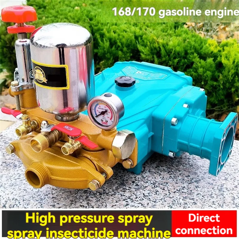 

Direct Connected High-Pressure Sprayer Cleaning Garden Greening Pressure Three Cylinder Plunger Pump For 168/170 Gasoline Engine