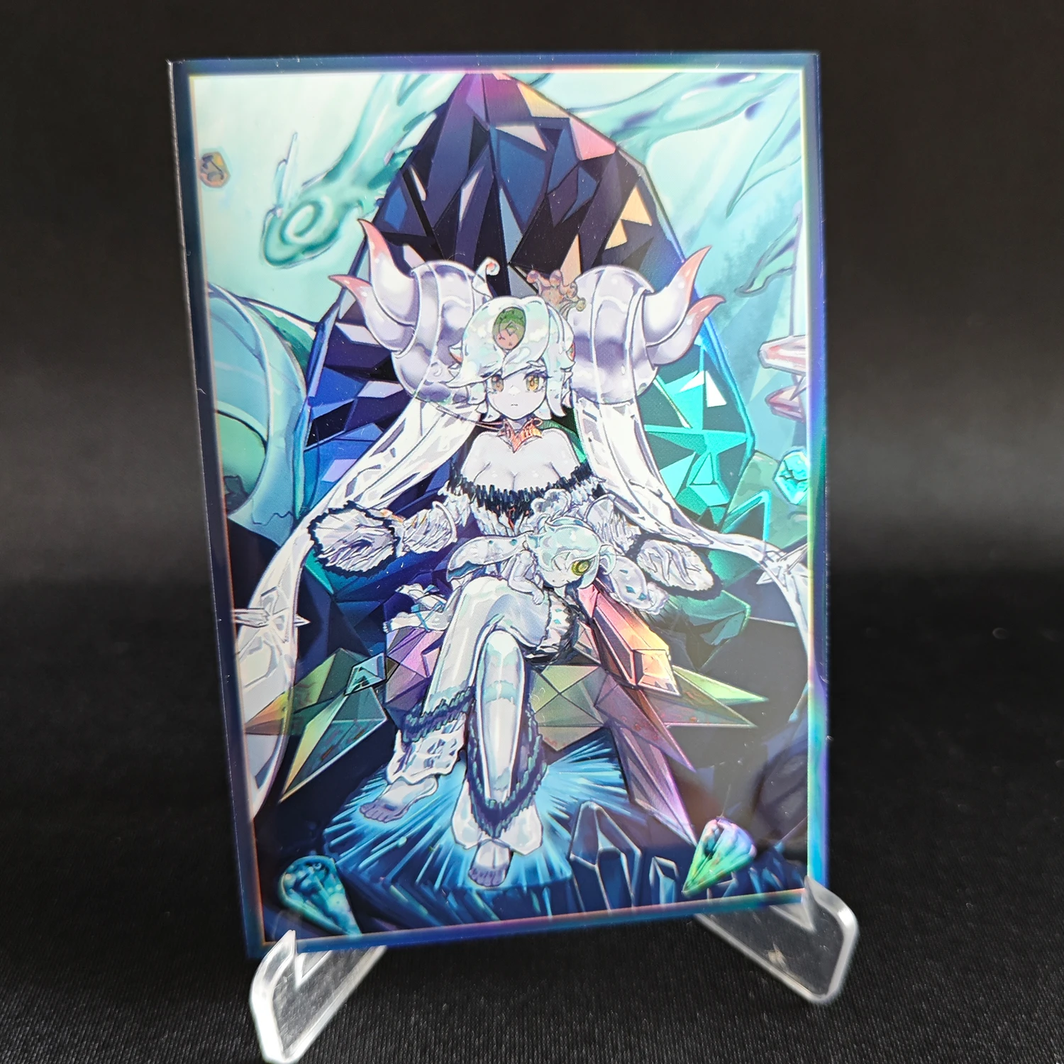 63X90Mm 50Pcs/set Diy Self Made Yu-Gi-Oh! Maliss Maliss Card Sleeves Color Flash Tearlaments Card Protective Cover Gift Toy view 5