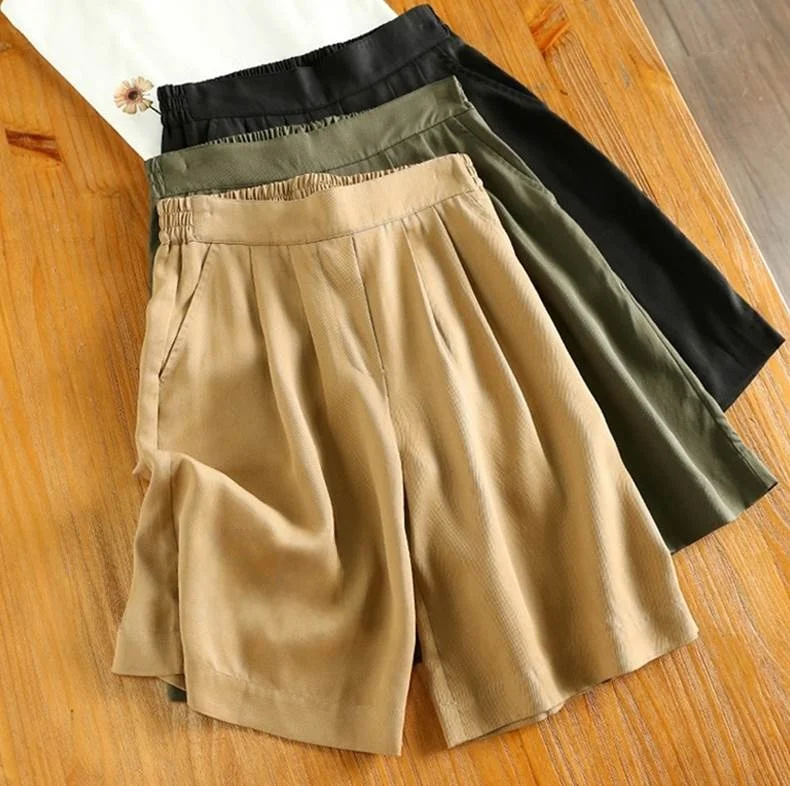 Verão 2023 tamanho grande casual orts calças para mulheres plus size confortável faionable roupas tamanhos grandes