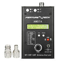 English verison  HF +UV AW07A HF/VHF/UHF 160M 490Mhz Impedance SWR Antenna Analyzer Shortwave Ham Radio + English Manual